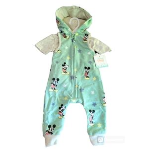 Disney Baby/ Zip Jumper & Tshirt